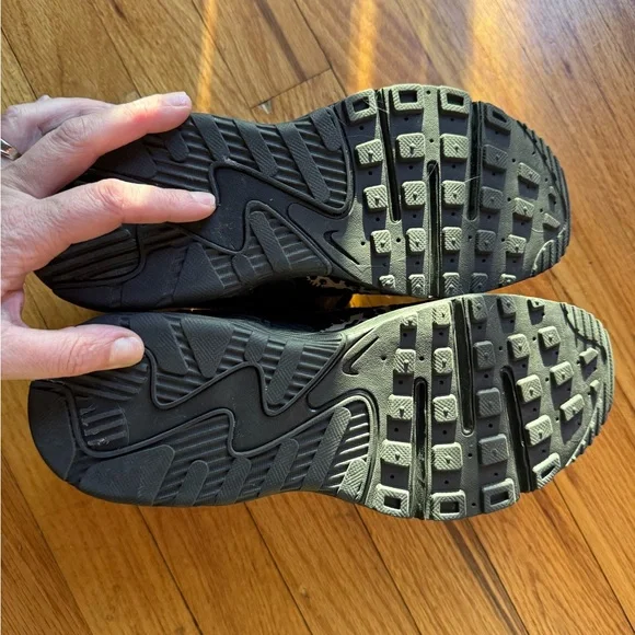 Nike Women's Black and Tan Air Max Sneakers - Picture 2 of 3